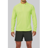 Herenrunningsweater Met Halsrits