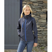 Core Ladies Tx Performance Hooded Soft Shell Jacket