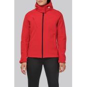 Dames Softshell Jas Met Capuchon